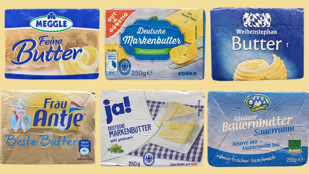 Butter im Test: Viele Produkte enttäuschen. 