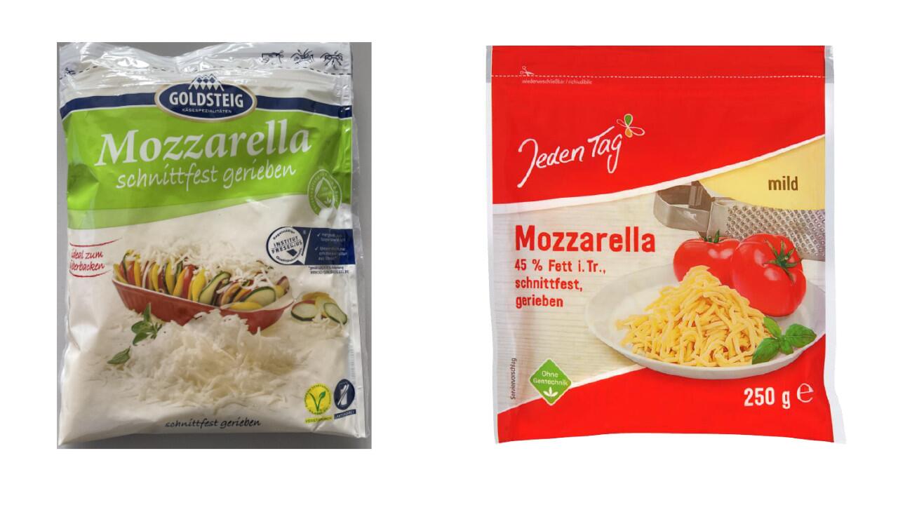 Mozzarella von Goldsteig und "Jeden Tag"-Mozzarella wird zurückgerufen.