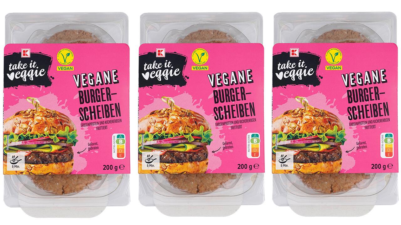 Vegane Burgerscheiben von Kaufland mit Rekordwert an Mineralölbestandteilen
