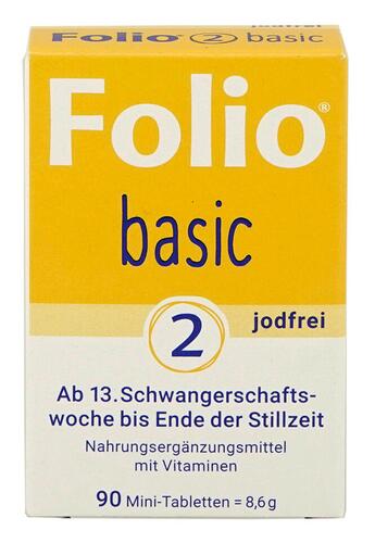 Folio 2 basic jodfrei, Mini-Tabletten