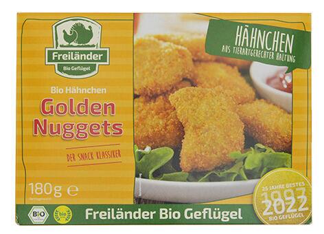 Freiländer Bio Hähnchen Golden Nuggets, Biokreis