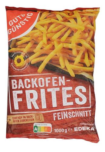 Gut & Günstig Backofen-Frites Feinschnitt