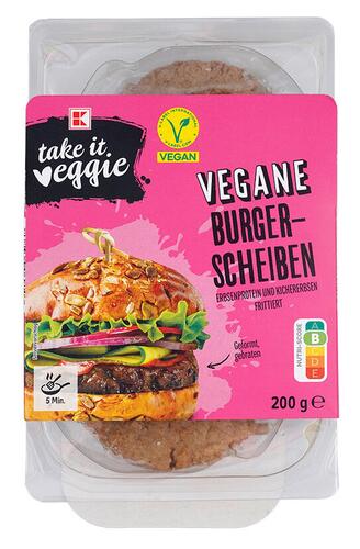 K-take it veggie Vegane Burgerscheiben
