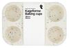 Kageforme Baking Cups Silicone, 6er Kageforme Baking Cups Silicone, 6er