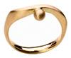 Ring Welle ecological, fair mined, fair-traded, Gelbgold 750