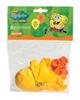 Spongebob 8 Luftballons, gelb/orange