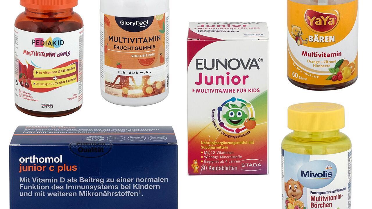 Multivitaminprodukte für Kinder im Test: Häufig zu hoch dosiert