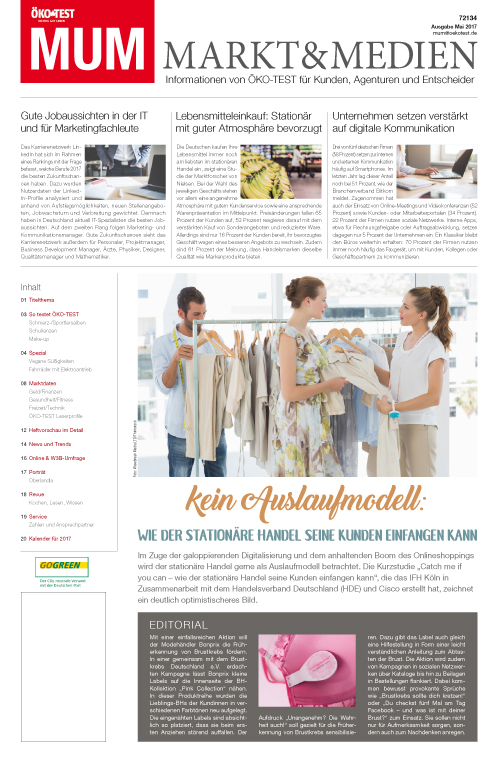 MUM - Markt und Medien 05/2017 MUM - Markt und Medien 05/2017