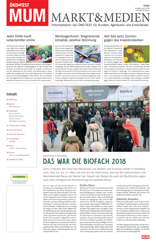 MUM - Markt und Medien 04/2018
