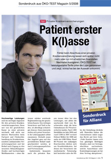 Sonderdrucke ÖKO-TEST Sonderdrucke