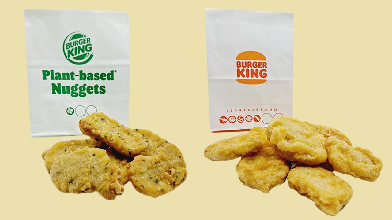  Chicken und vegane Nuggets: Burger King fällt in beiden Tests durch. 