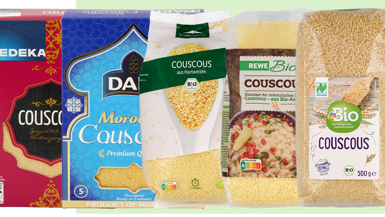 19 Couscous-Sorten wurden überprüft