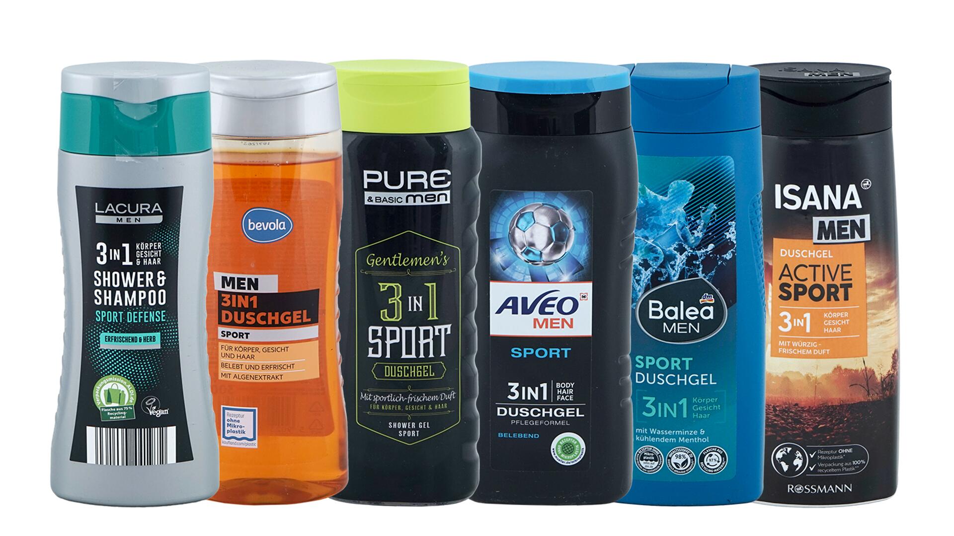 3-in-1-Duschgele für Männer: Wir haben 19 Produkte getestet.
