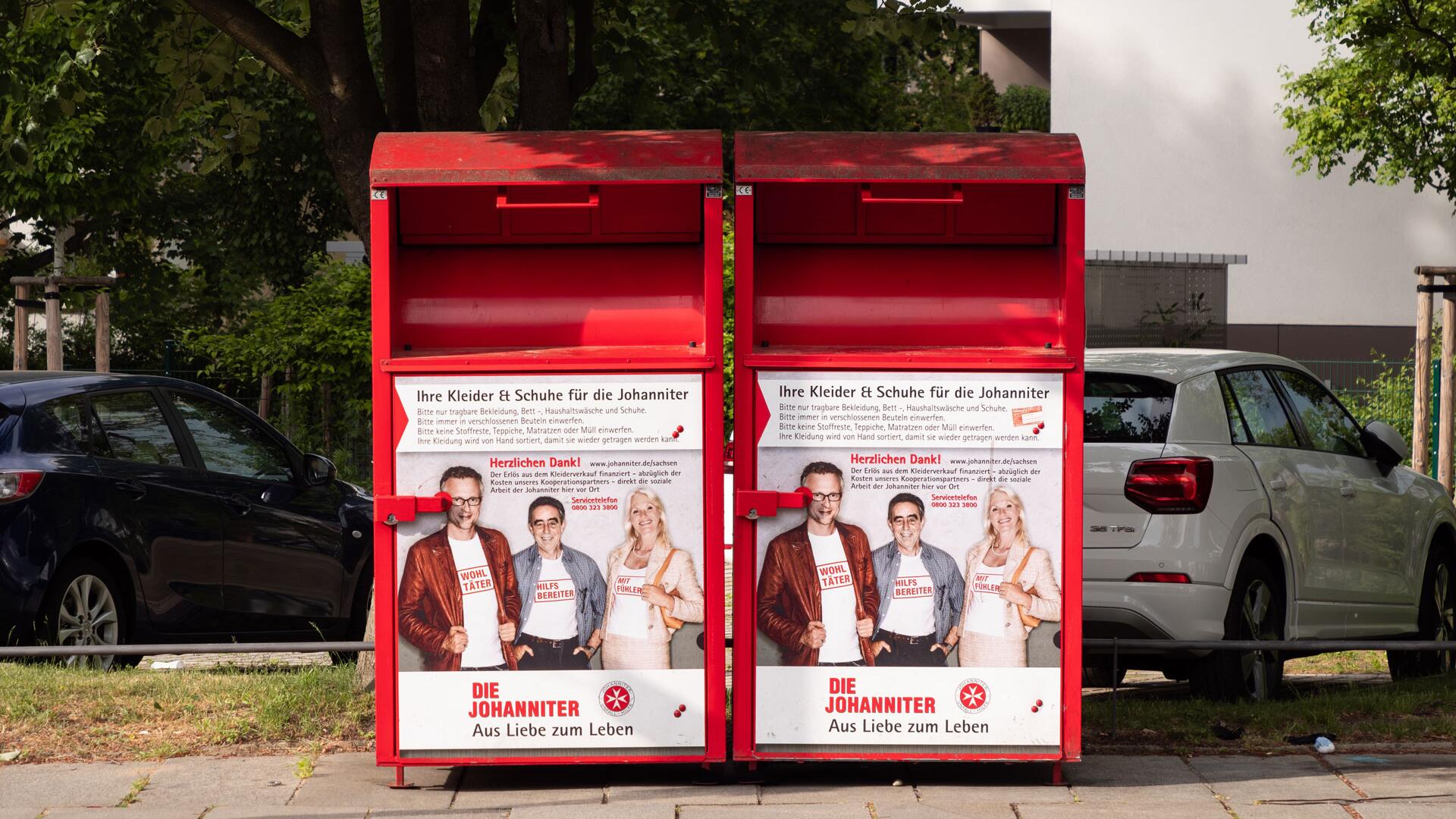 Altkleidercontainer verschwinden – Hilfswerke schlagen Alarm