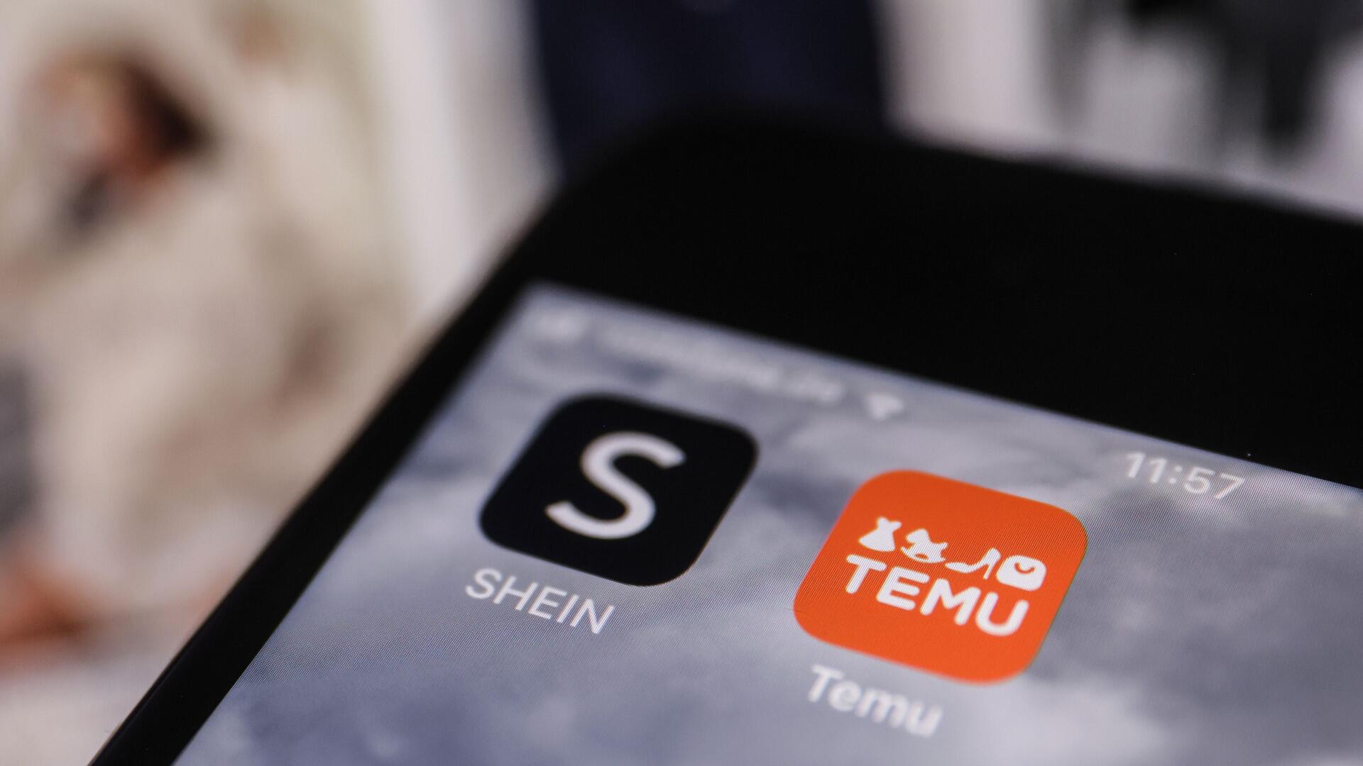 Apps von Shein und Temu Apps von Shein und Temu