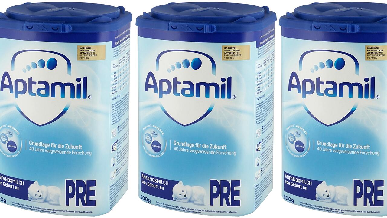 Aptamil im Test: So schneidet die bekannte Anfangsmilch ab Aptamil im Test: So schneidet die bekannte Anfangsmilch ab