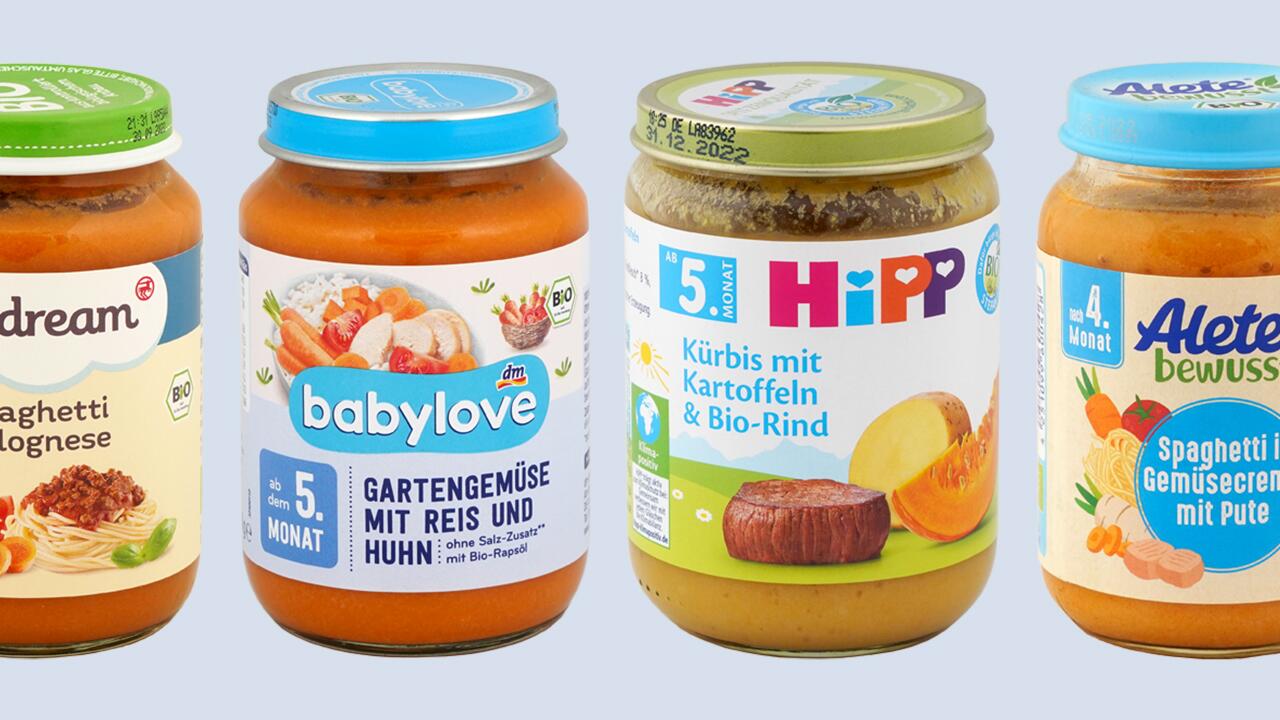 Babybrei im Test: Wir haben 18 Gemüsefleischbreie überprüft.