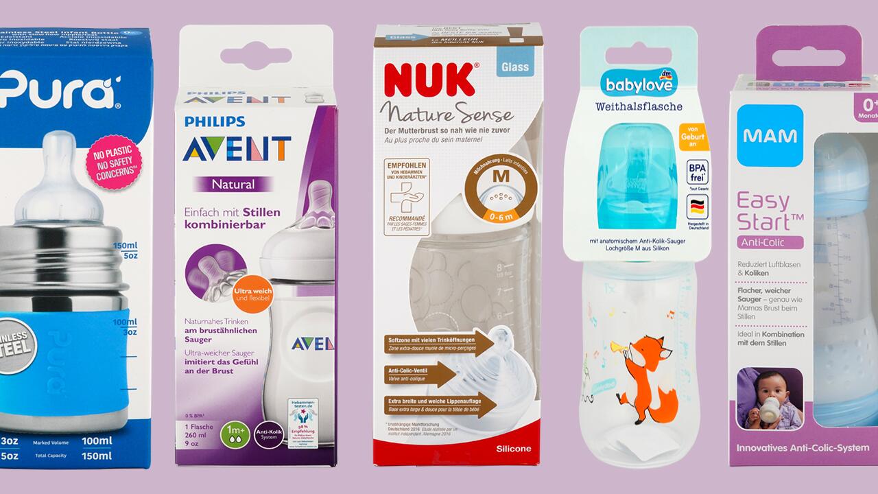 Babyflaschen-Test: Nuk, Mam, Philips Avent & Co. im Vergleich.
