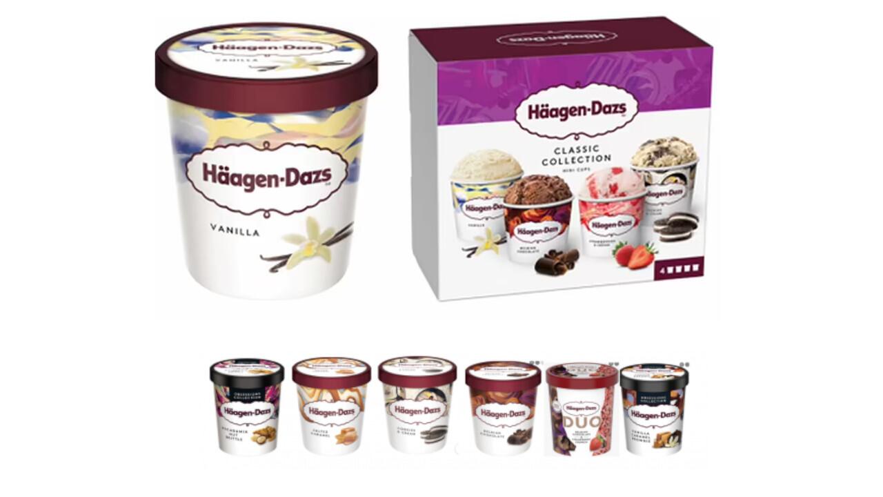 Bei Häagen-Dazs werden viele Eissorten zurückgerufen.