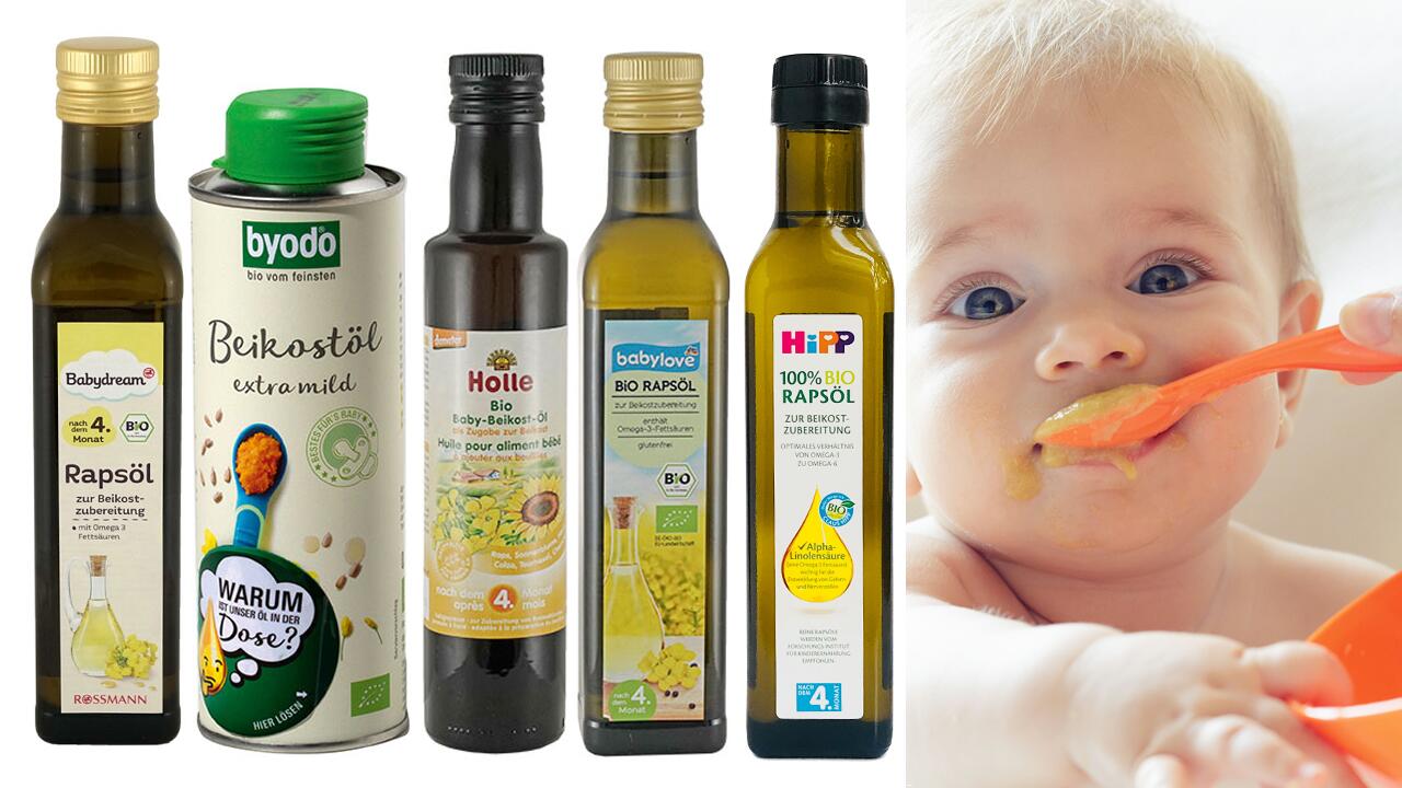 Beikostöl-Test: Die besten Öle für Babybrei