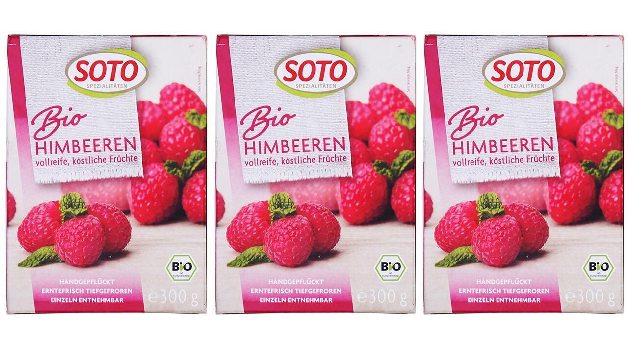 Bio-Himbeeren von Soto jetzt mit beständigem Mindesthaltbarkeitsdatum