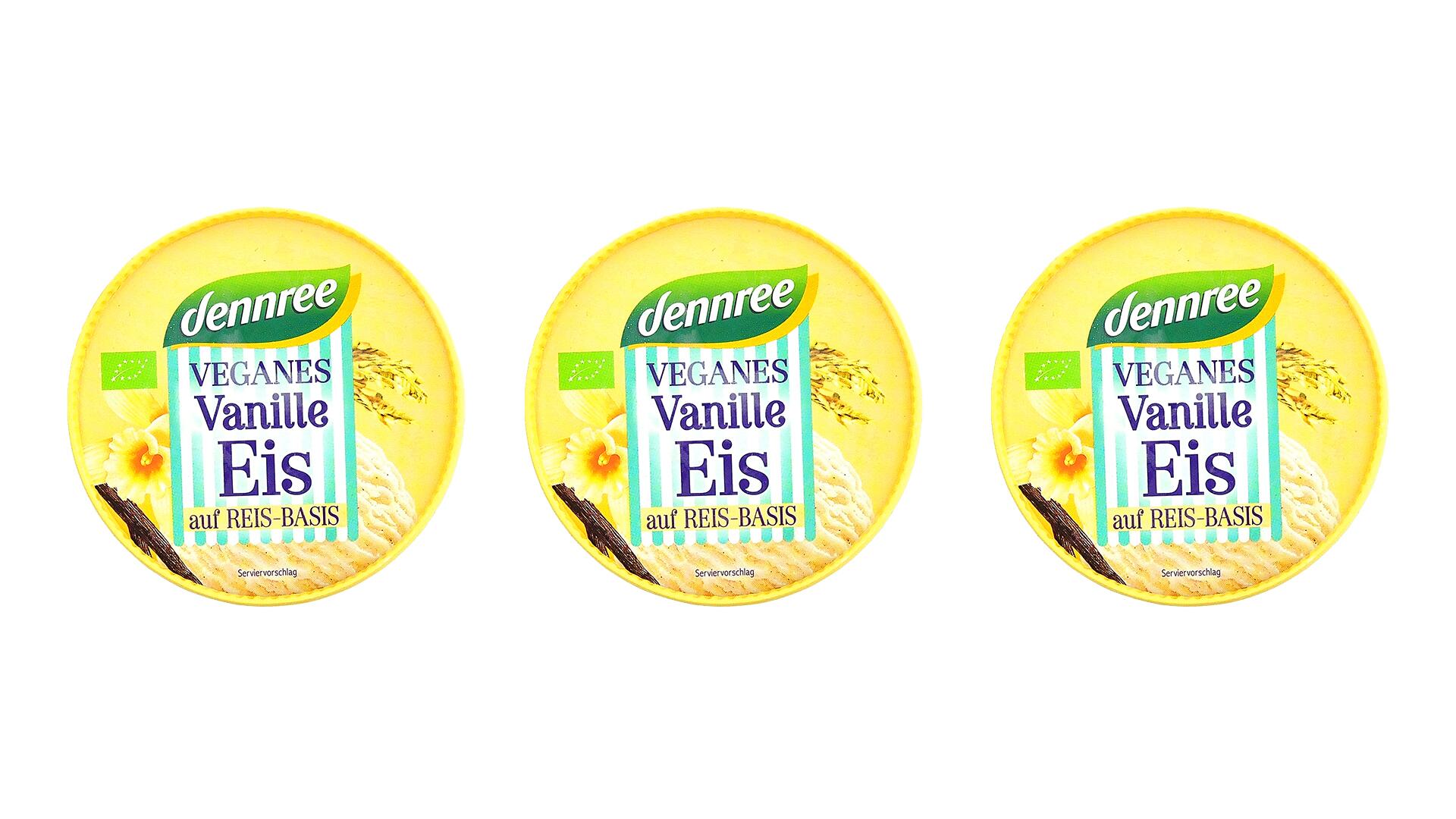 Dennree Veganes Vanilleeis schmeckt jetzt nach Vanille