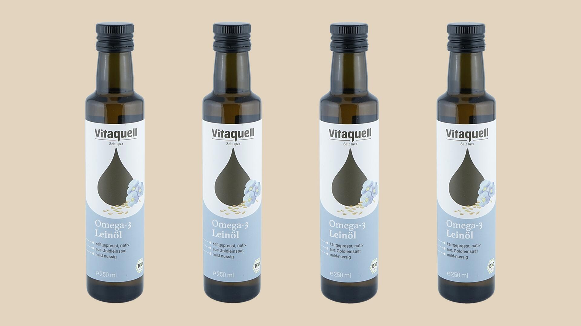 Das Vitaquell Omega-3 Leinöl, kaltgepresst, nativ fällt in unserem Test mit "ungenügend" durch.