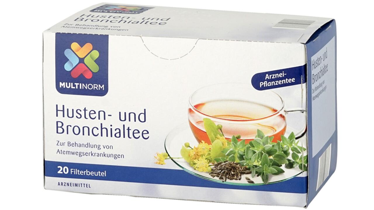 Der Husten- und Bronchialtee von Aldi Süd ist im Test nicht empfehlenswert.