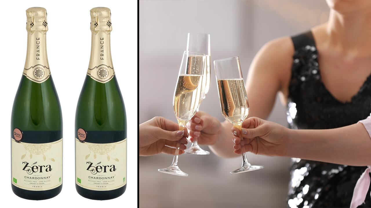 Der Zéra Profil Chardonnay Effervescent alkoholfrei fällt im Test durch.