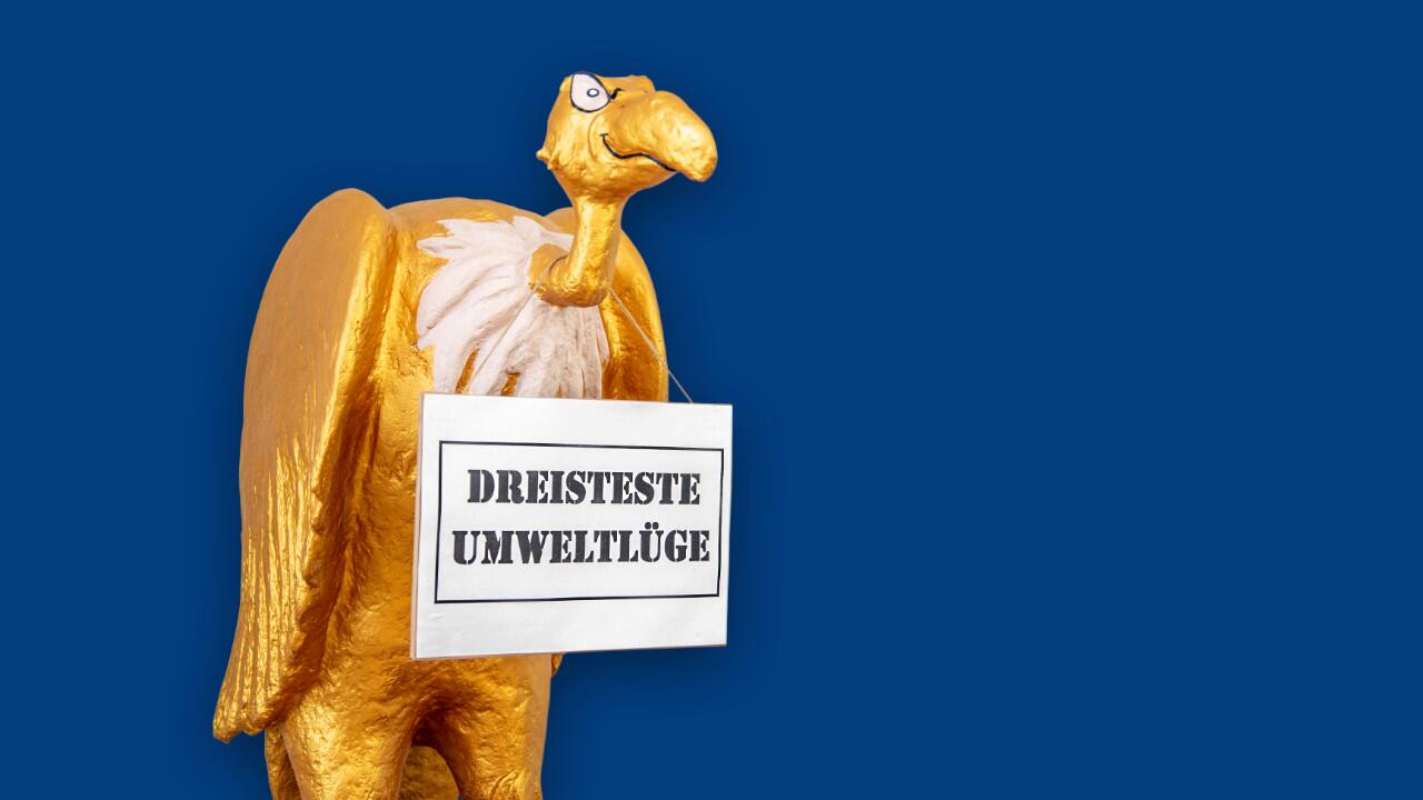 Die DUH sucht erneut die "dreisteste Umweltlüge" des Jahres.