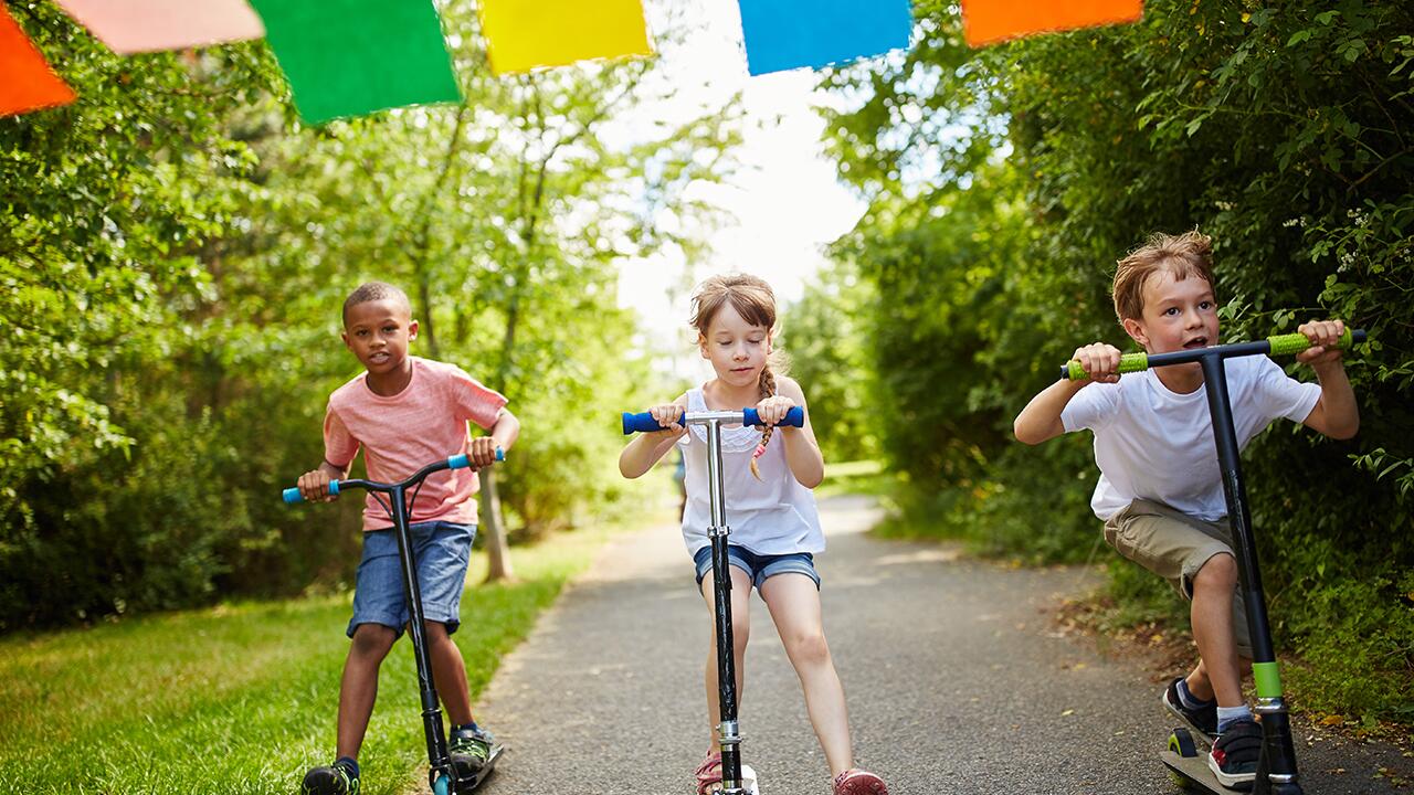 Die Hälfte der Kinderroller im Test ist empfehlenswert.