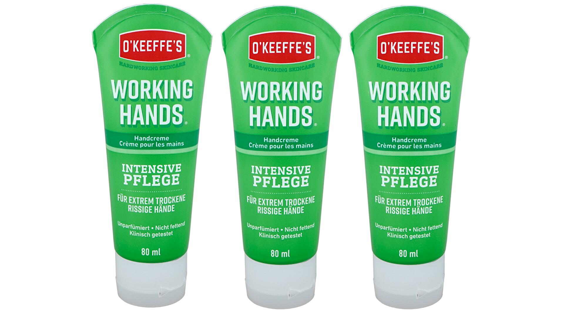 O’Keeffe’s Working Hands Handcreme jetzt ohne Formaldehyd O’Keeffe’s Working Hands Handcreme jetzt ohne Formaldehyd