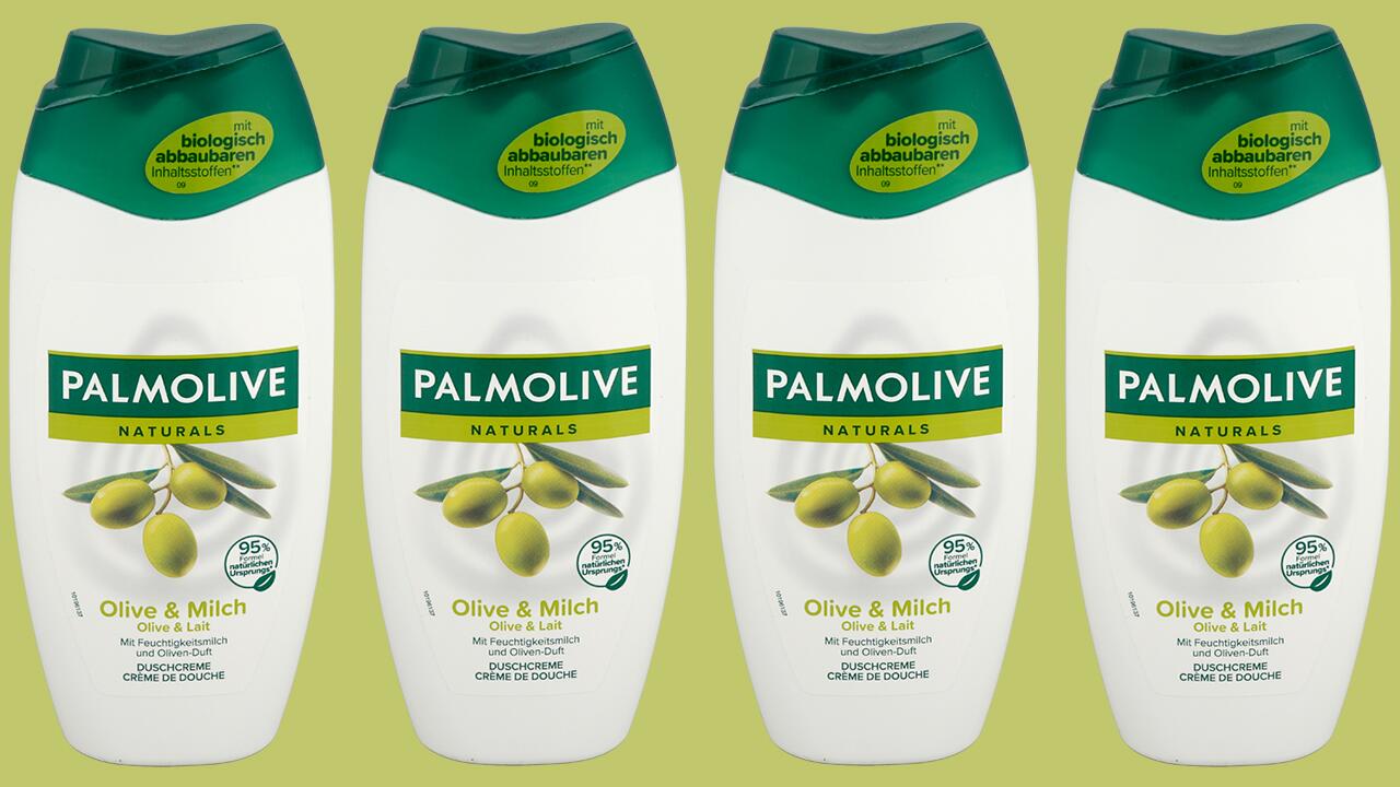 Die Palmolive-Duschcreme fällt im Test mit "ungenügend" durch.