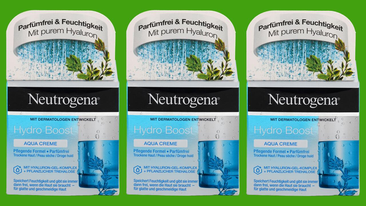 Die parfümfreie Gesichtscreme von Neutrogena enthält so viele Problemstoffe, dass sie mit "ungenügend" durch den Test fällt.