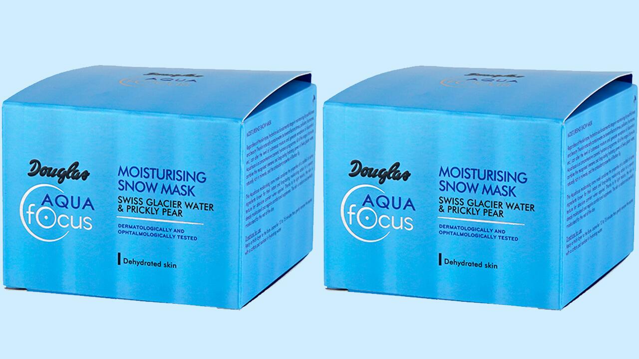 Douglas Aqua Focus Moisturising Snow Mask im Test: Das Produkt gehört zu den Gesichtsmasken, die im Test enttäuschen.