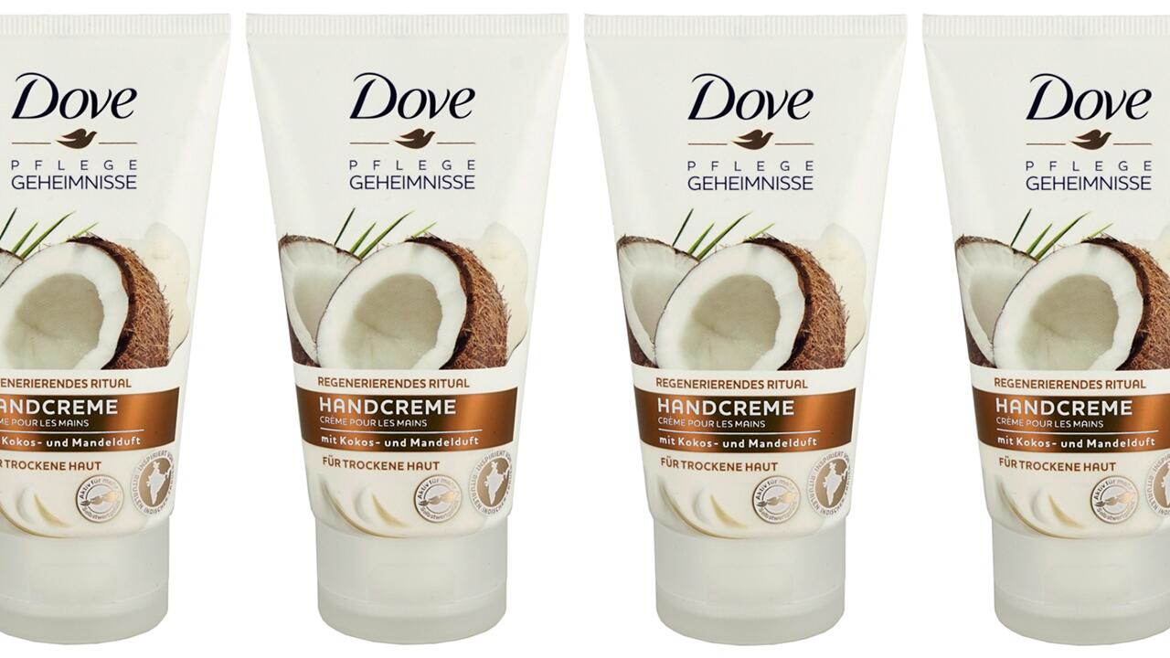 Dove Pflege Geheimnisse Handcreme im Test: Das Produkt schneidet mit dem Gesamturteil "ungenügend" ab.