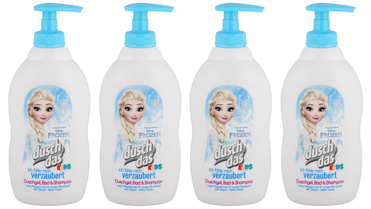 Dusch Das Kids Duschgel, Bad & Shampoo Disney Frozen im Test: Das Produkt fällt besonders negativ auf. 