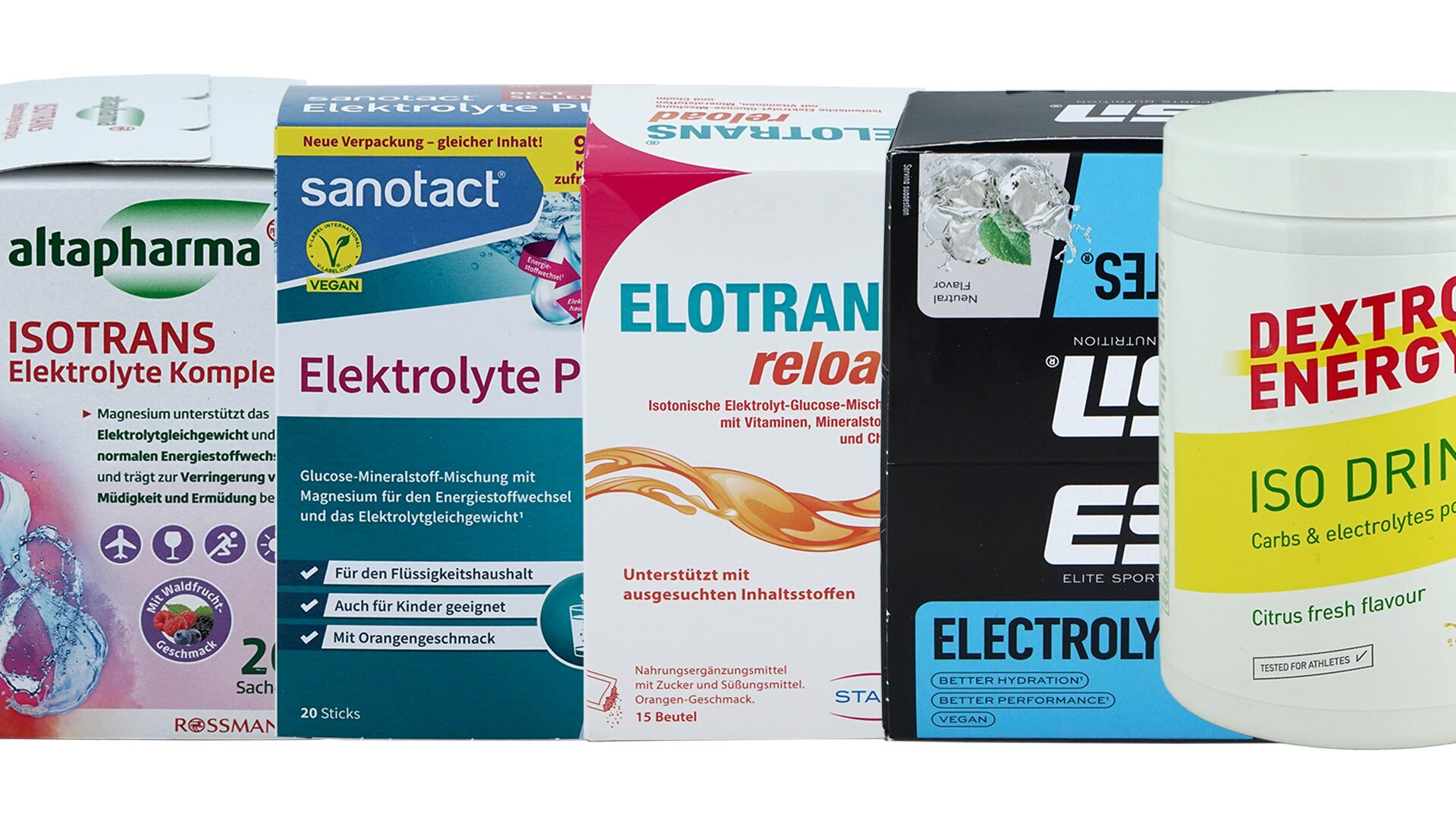 Elektrolyte beim Sport: 25 Präparate im Test. 