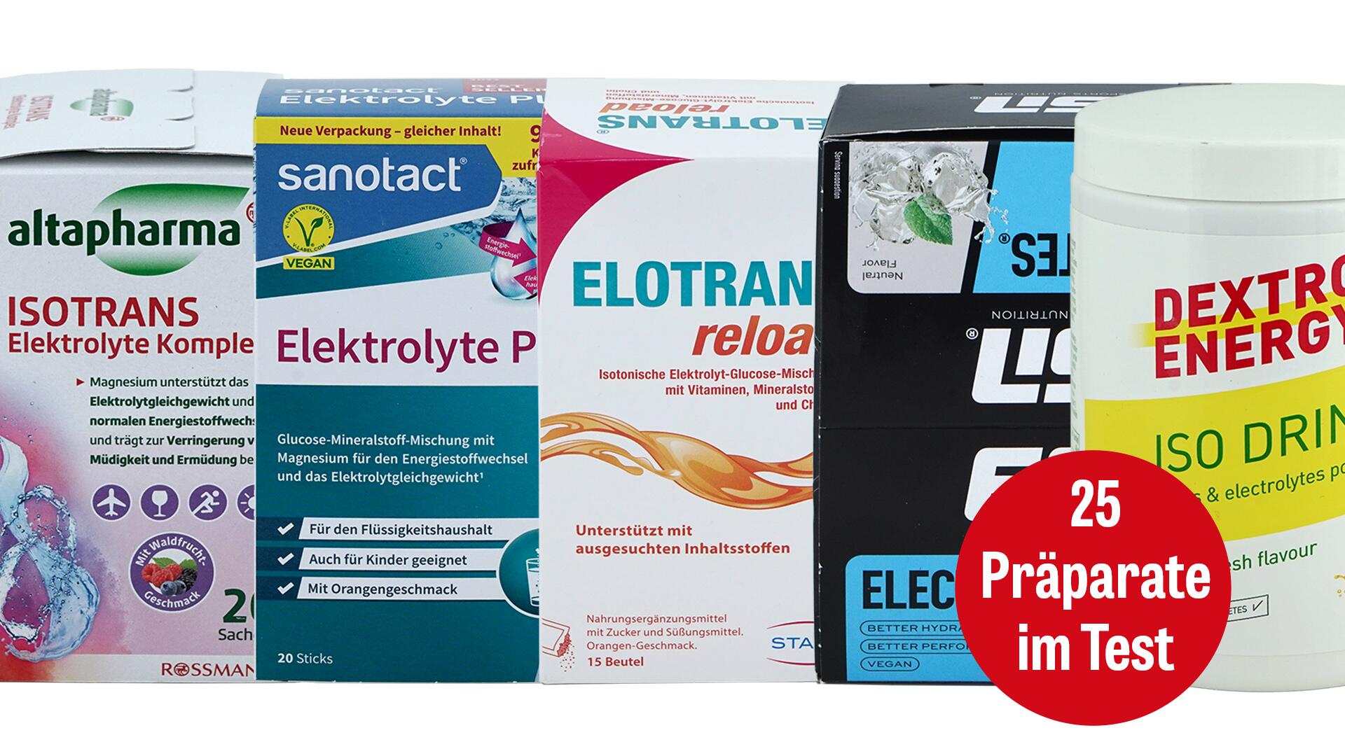Elektrolyte beim Sport: Wie gut sind die Elektrolytpräparate im Test?