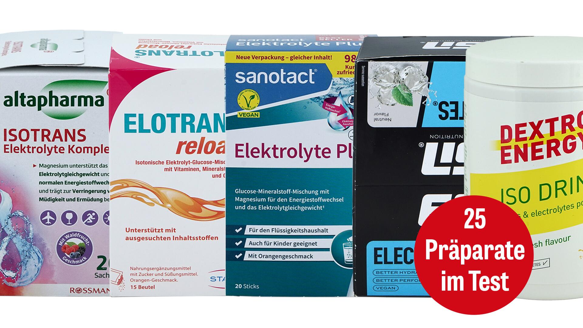 Elektrolyte beim Sport: Wie gut sind die Präparate?