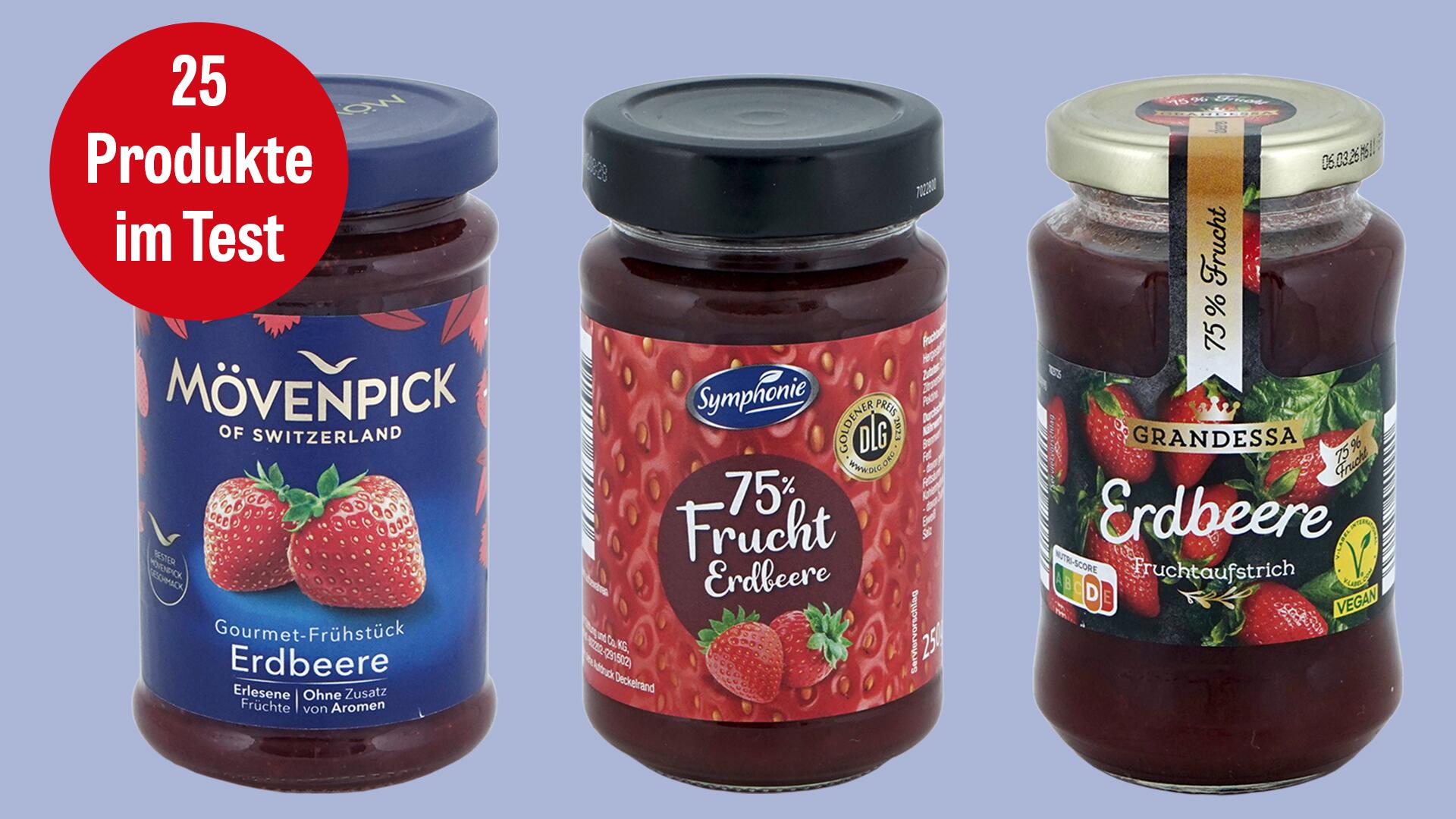 Erdbeermarmelade im Test: Welche Aufstriche sind empfehlenswert?