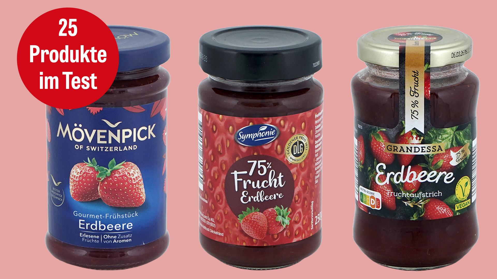 Erdbeermarmeladen im Test: In einigen stecken Pestizide und zu viel Zucker Erdbeermarmeladen im Test: In einigen stecken Pestizide und zu viel Zucker