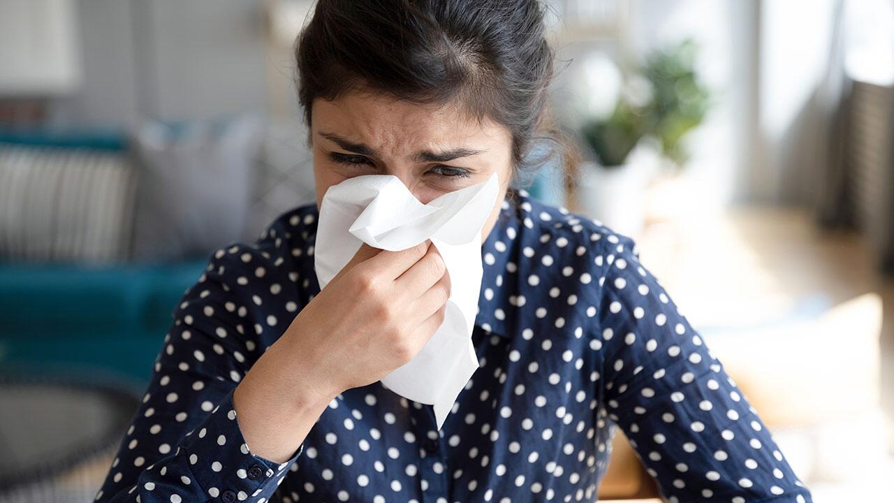 Erste Hilfe bei Schnupfen: Taschentücher befreien verstopfte Nasen.