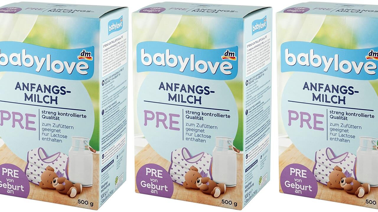 Fehlende Nährstoffe und Mineralöl: Babylove-Anfangsmilch floppt im Test Fehlende Nährstoffe und Mineralöl: Babylove-Anfangsmilch floppt im Test