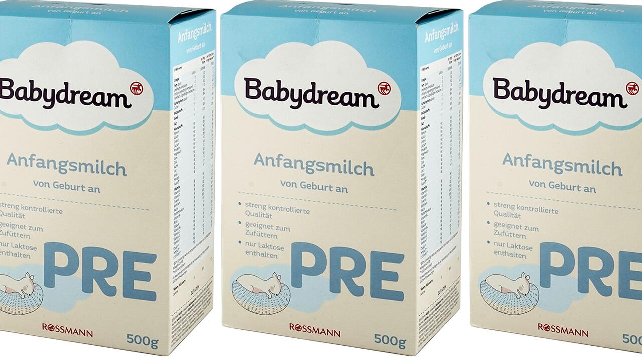 Fettschadstoffe und Mineralöl: Babydream-Babymilch versagt im Test