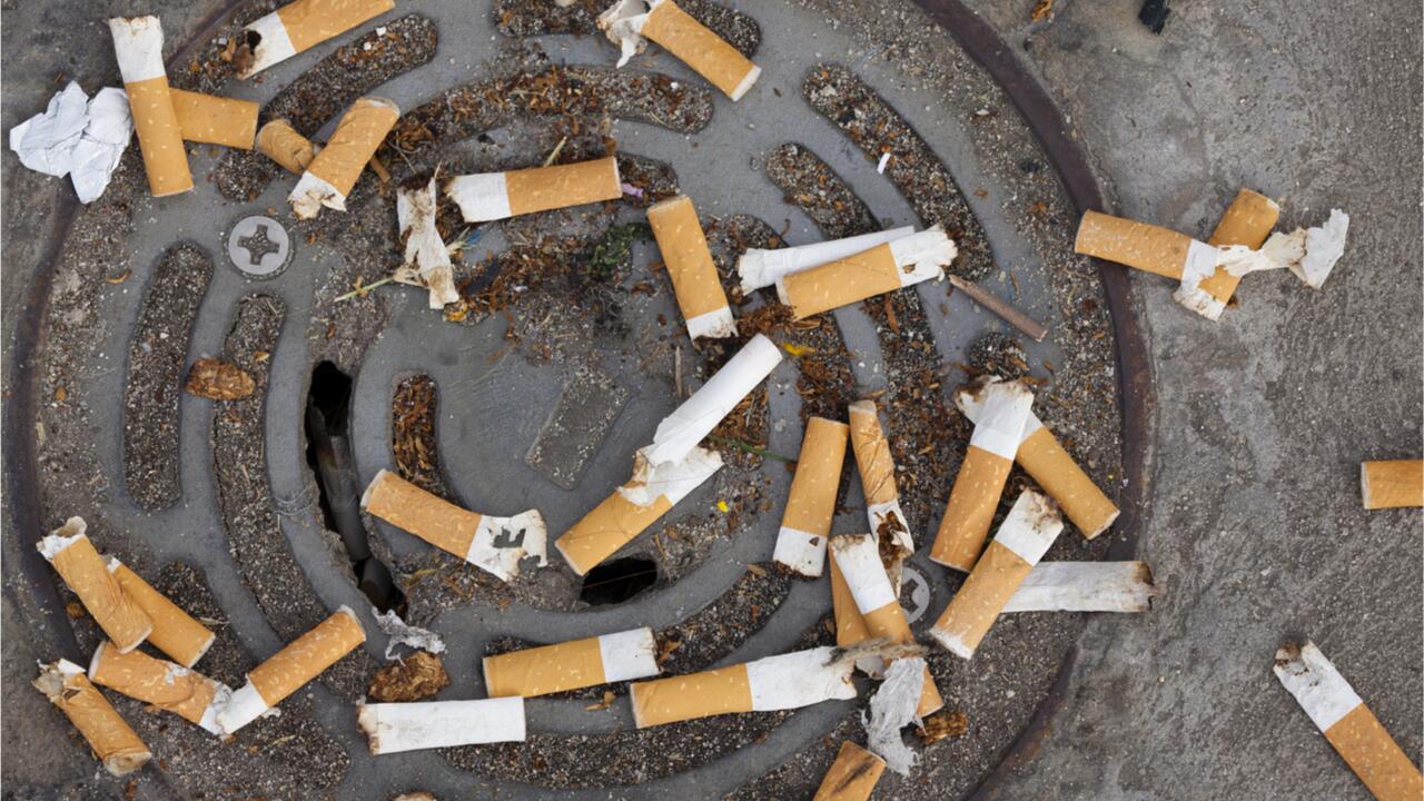 Frankreich sagt weggeschnippten Zigarettenkippen den Kampf an