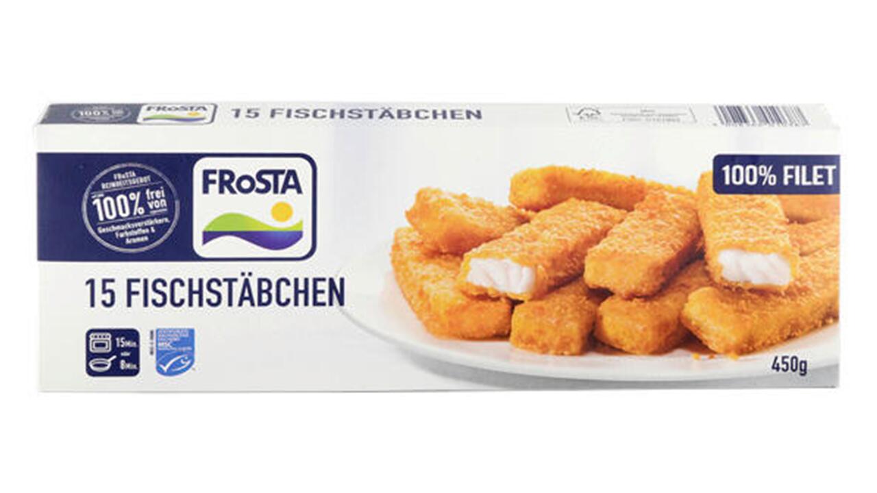 Frosta Fischstäbchen: Deklaration nach Test verbessert