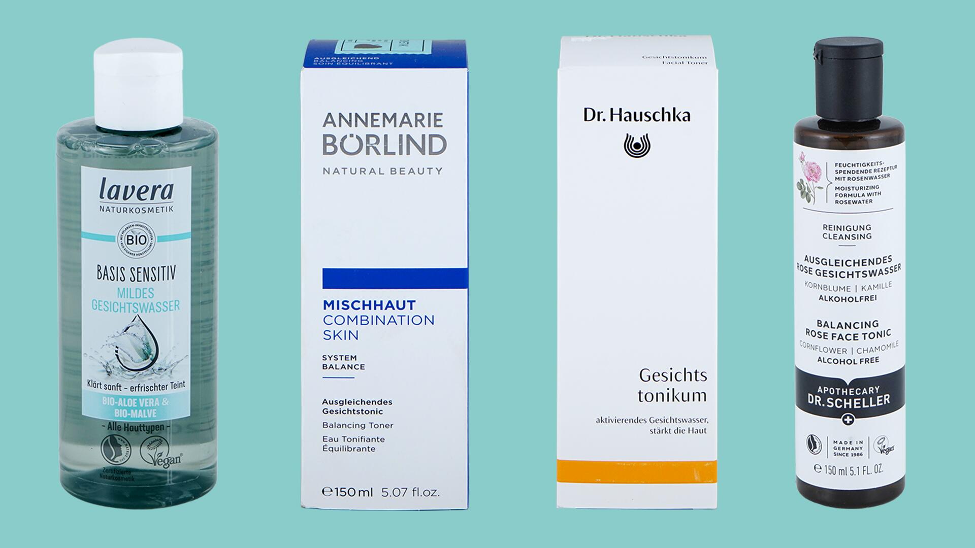 Gesichtswasser im Test: Wir haben 22 Produkte im Labor untersuchen lassen.