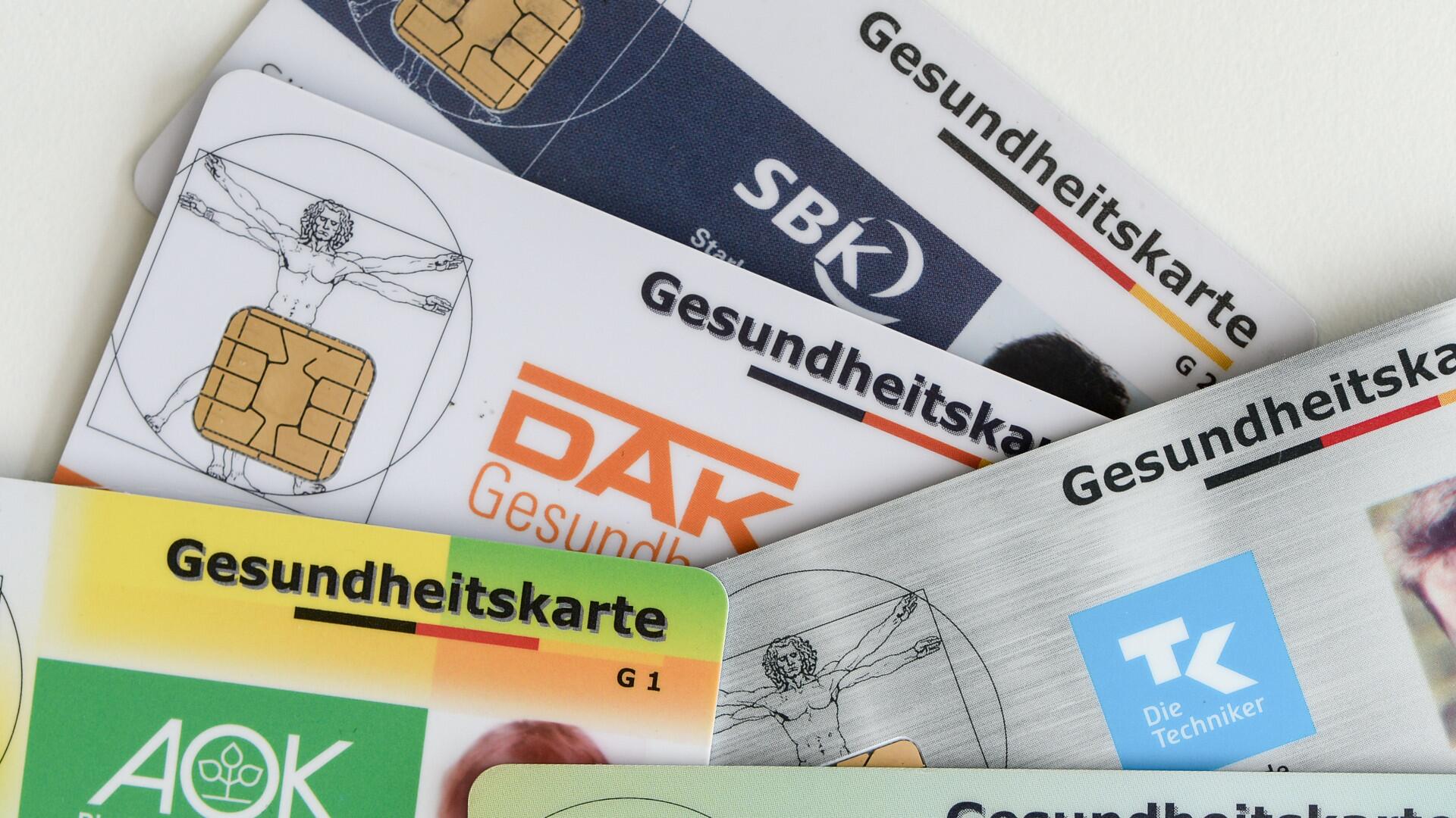 Gesundheitskarten der Krankenkassen