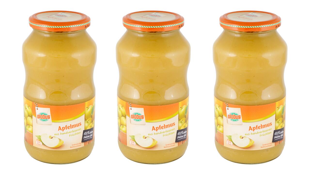 Globus Apfelmus ist Testverlierer: Hersteller nimmt betroffene Produkte aus Verkauf Globus Apfelmus ist Testverlierer: Hersteller nimmt betroffene Produkte aus Verkauf